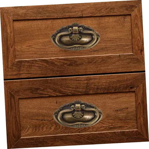 Vista 7 de OSALADI Actualiza tus muebles, manijas de cajón de 3.071 x 1.693 in, 5 juegos de herrajes de caja de madera, perillas vintage para armario