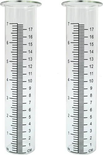 Vista 7 de Tubo de Repuesto para Pluviómetro de Plástico de 7", 8.25 x 2.25 x 1.75 pulgadas Resistencia al Frío Resistencia a las Grietas para Exterior Patio