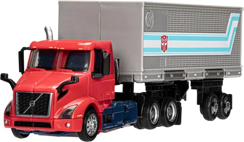 Vista 2 de Hasbro Transformers Generations Leader Class Figurine Volvo VNR 300 Optimus Prime 7.1 in