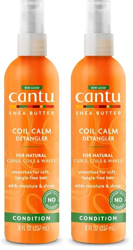 Vista 10 de Cantu Coil Calm Detangler con manteca de karité para cabello natural, 8 onzas líquidas