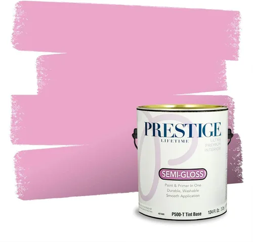 Vista 329 de Prestige Paints Pintura exterior e imprimación en uno, 1 galón, plano, coincidencia comparable de Valspar* Amber Rose*