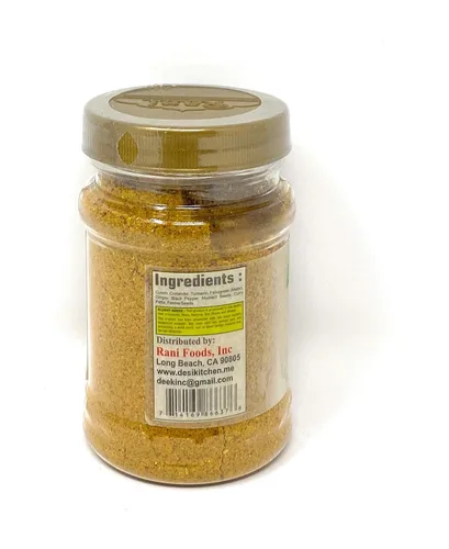 Vista 3 de Desi Kitchen Spices All Natural Sin OMG Vegano Sin sal Curry en polvo (mezcla de curry indio)