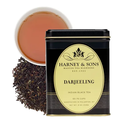 Vista 11 de Harney & Sons Té suelto Black Cask en lata, Bourbon, 4 oz