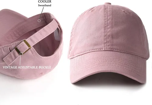 Vista 2 de FURTALK Gorra de béisbol para hombre y mujer, 100% algodón lavado, gorra suave, ajustable, unisex, sin estructura, gorras de béisbol