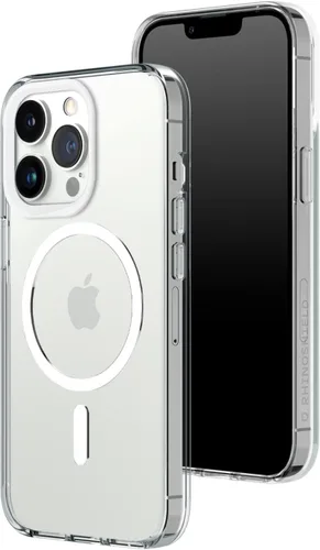 Vista 8 de RhinoShield - Funda transparente para iPhone 13 Pro Anti-amarilleo, transparente, de alta claridad, a prueba de golpes, protección contra caídas