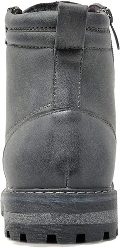 Vista 5 de Bruno Marc - Botas para hombre de combate estilo Oxford para motocicleta