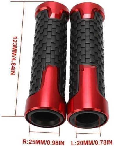 Vista 2 de Motocicleta para BMW F650 CS F650CS SCARVER 2003 2004 2005 Accesorios de motocicleta 7/8 pulgadas 0.866 in de goma antideslizante manillar manillar