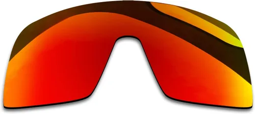 Vista 5 de Shadespa Lentes de repuesto polarizadas para gafas de sol Oakley Sutro OO9406, color negro jade + plateado escarcha + azul lago + amanecer ámbar