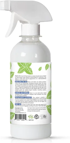 Vista 7 de Aceite de menta para control de insectos y plagas de 8 oz - Spray natural para arañas, hormigas y más (2)
