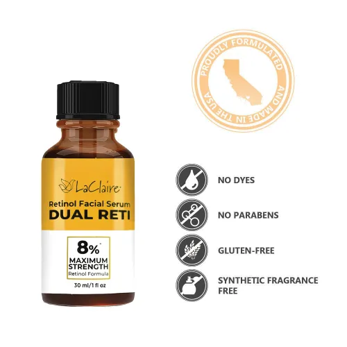 Vista 4 de Fresh Look, Mismos Ingredientes Suero facial de retinol complejo al 8% - Suero facial antienvejecimiento, iluminador para el cuello y el rostro