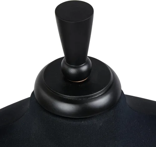 Vista 4 de SSWBasics Forma de modista de camisa de jersey negra masculina - Torso de maniquí para coser - Pinnable