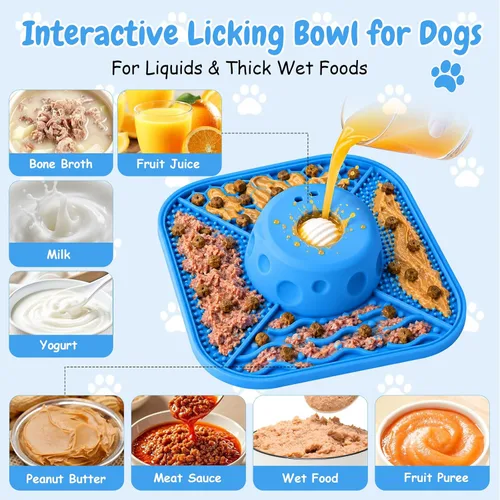 Vista 5 de Comedero lento para perros Lick Bowl (6oz)