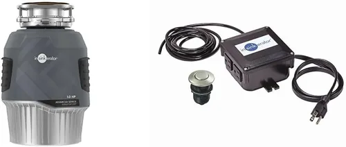 Vista 13 de InSinkErator EVOLUTION 1 HP 1 CV, Serie Avanzada de Triturador de Residuos Alimenticios con Alimentación Continua, Gris
