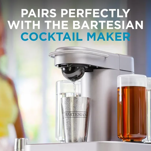 Vista 7 de Bartesian Coctelera de acero inoxidable – Coctelera de barman de 16 onzas – Accesorios de bar para el hogar – Mezclador de coctelería de coctelería