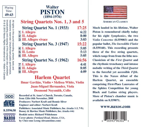 Vista 2 de String Quartets Nos 1 3 5