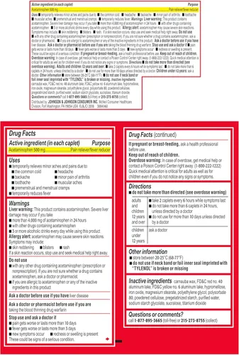 Vista 7 de Tylenol Analgésico extra fuerte y reductor de fiebre, tabletas redondas recubiertas, 500 mg de acetaminofeno pastillas para aliviar el dolor