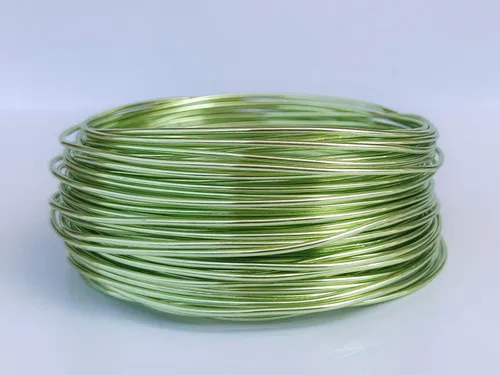 Vista 22 de Alambre de aluminio anodizado calibre 15 de 49 pies para hacer joyas y manualidades (0.059 in, negro, 41510)