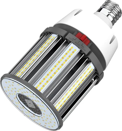 Vista 2 de Satco S23167 Hi-Pro - Lámpara LED de repuesto HID de alto voltaje, CCT seleccionable 3000K/4000K/5000K, 80 vatios (277V-480V), transparente