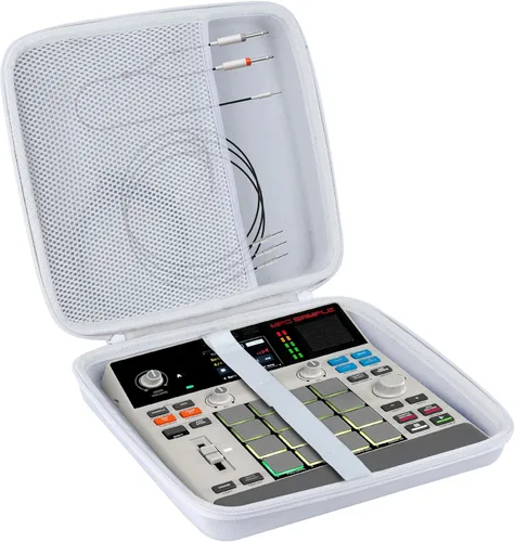 Vista 2 de Lebakort Estuche rígido compatible con muestras Akai Professional MPC Gris