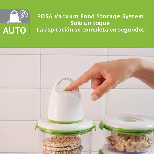 Vista 5 de [Usado] FOSA Sello al Vacío Sistema de Almacenamiento de Alimentos Conjunto de Contenedores Reutilizables Deluxe con Vacío y 10 Contenedores