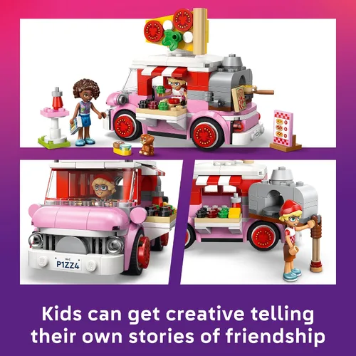 Vista 4 de LEGO Friends Pizza Truck 42694