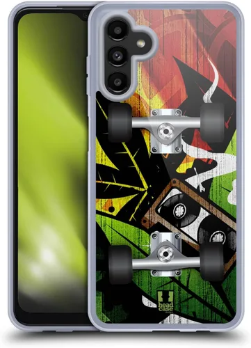Vista 9 de Head Case Designs Flight Skateboards Gel Case [Military Grade Protection] Compatible with Samsung Galaxy A13 5G (2021)