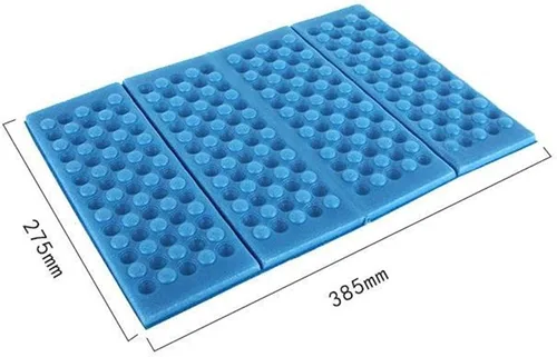 Vista 2 de 1 alfombrilla de espuma plegable impermeable para asiento de silla (azul, verde, rojo, naranja, púrpura) (azul 2)