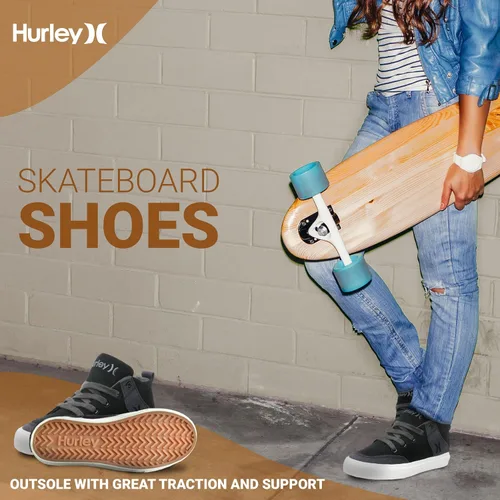 Vista 4 de Hurley Zapatos de skate unisex para niños