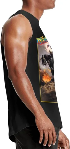 Vista 5 de DjkwePD Camiseta sin mangas para hombre, para gimnasio, entrenamiento, muscular, informal, para verano, para hombre