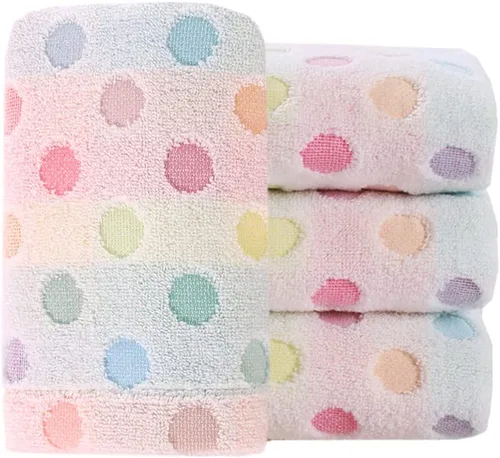 Vista 9 de Pidada juego de 2 toallas de mano de 100 % algodón, patrón a rayas, gran absorción, suave toalla para baño, 13.4 x 29 pulgadas 2 beige