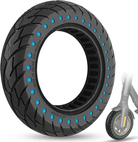 Vista 9 de Neumático Sólido para Scooter Eléctrico de 10 x 2.5 Pulgadas 60/70-6.5 Compatible con Ninebot Max G30P G30LP~Gotrax G5 G6~Hiboy Max 3~Hover 1