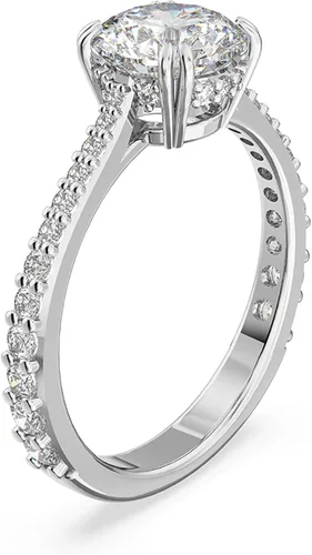 Vista 2 de SWAROVSKI Constella Cocktail Ring Jewelry Collection, Pavé Cut, Clear Crystals