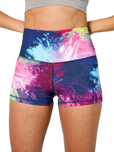 Vista 2 de Tough Mode Pantalones cortos deportivos para mujer, de tiro alto, 3 pulgadas, 5 pulgadas, súper suaves, para entrenamiento, correr, yoga, voleibol