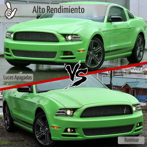 Vista 2 de Nixon Offroad Juego de luces antiniebla para Ford Mustang 2013 2014 con bombillas halógenas + kit de arnés de cableado + interruptor universal +