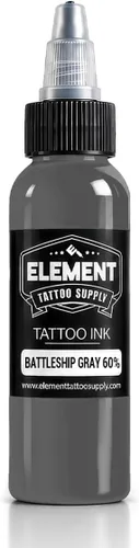 Vista 75 de Element Tattoo Supply - Tinta negra para tatuaje, 8 onzas, tinta negra Negro