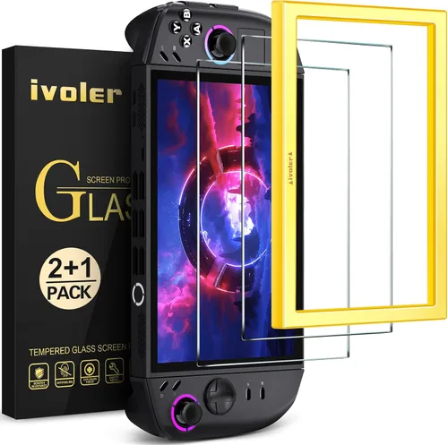Vista 13 de ivoler Paquete de 3 protectores de pantalla grabados antirreflejos para ASUS ROG Xbox Ally/ROG Xbox Ally X Handheld 2025, vidrio templado