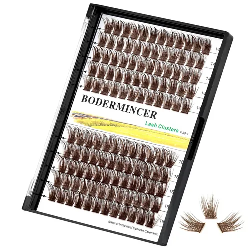 Vista 13 de Bodermincer 4 piezas Pinzas de Clúster de Pestañas para Injerto de Extensiones de Pestañas Postizas (4 piezas de Pinzas)