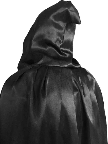 Vista 3 de Unisex capa con capucha Role Cape familia batas trajes de longitud completa