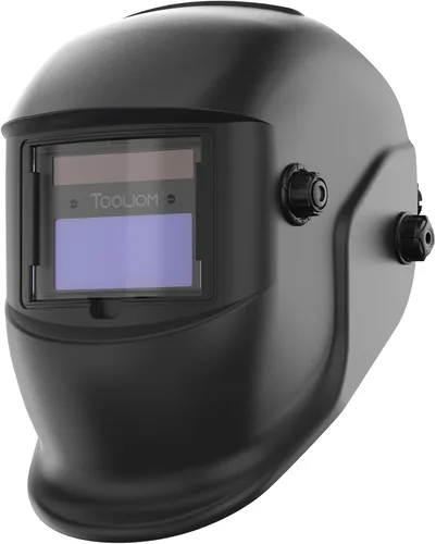 Vista 11 de TOOLIOM - Casco de soldadura con oscurecimiento automático, funciona con energía solar, con rango de sombra ajustable 4/9-13 para capucha