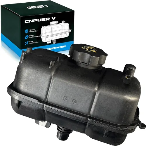 Vista 4 de Tanque de depósito de refrigerante con tapa diseñado para modelos Ford Focus 2012-2018, Escape 2013-2016, C-MAX 2013 a 2018 y Transit Connect