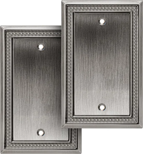 Vista 75 de Henne Bery Sunken Pearls Placa de Pared Decorativa de Servicio Pesado Placa de Interruptor Cubierta de Tomacorriente