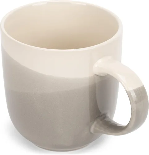 Vista 20 de Elanze Designs Paquete de 2 tazas de café de cerámica de cerámica de 14 onzas, color verde eucalipto