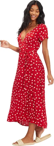 Vista 3 de Billabong - Vestido de largo medio con diseño envolvente delantero