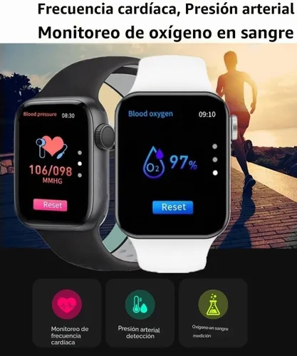 Vista 3 de Reloj inteligente para teléfonos Android iOS compatible con iPhone Samsung, pantalla táctil de 2.01 pulgadas, rastreador de actividad física