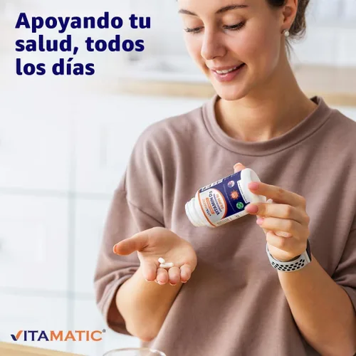 Vista 8 de Vitamatic 3 Pack Vitamina D3 50,000 UI (como colecalciferol), Dosis Semanal Única, 1250 mcg, 60 cápsulas vegetarianas Suministro para 1 año, Fórmula