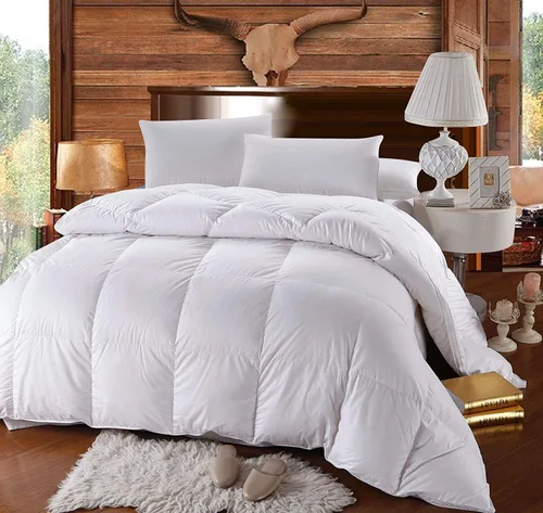 Vista 3 de Royal Bedding Edredón de 500 hilos cubrecama 100% de algodón cuenta de 500 hilos - 750 FP - 50oz - Color Blanco