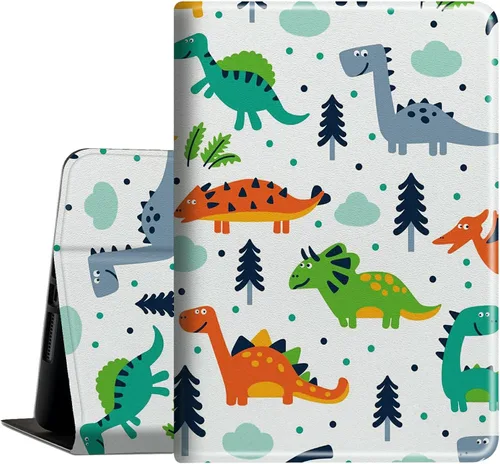 Vista 12 de Funda para tablet Kindle Fire HD 8 y 8 Plus (12ª generación 2022), funda delgada de piel sintética con función de encendido automático para tableta