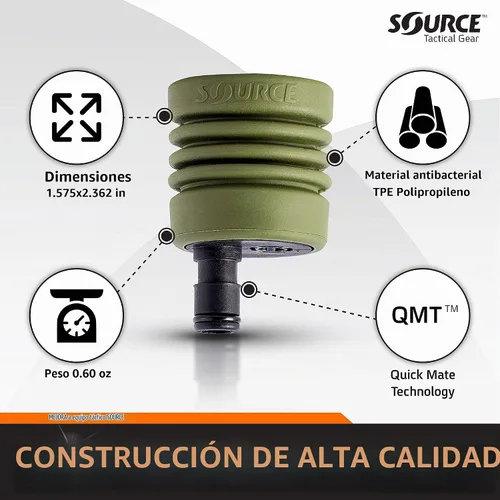 Vista 5 de Source Adaptador de tubo universal táctico para sistemas de hidratación