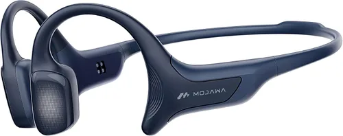 Vista 8 de mojawa HaptiFit Terra Advanced Smart Sports Wearable, auriculares de conducción ósea Bluetooth de oreja abierta con micrófono y MP3 de 32 GB