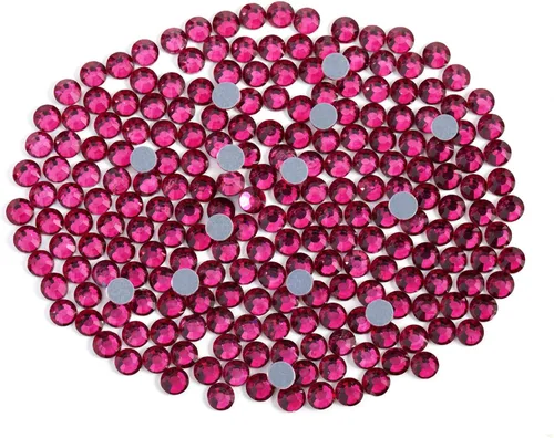 Vista 182 de 6000 PIEZAS Diamantes de Imitación Hotfix a Granel, Diamantes Naranja para Manualidades y Ropa, Diamantes de Imitación para Decoración DIY, SS10
